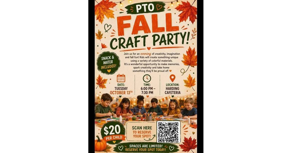 Kenilworth's Harding PTO to Host Fall Craft