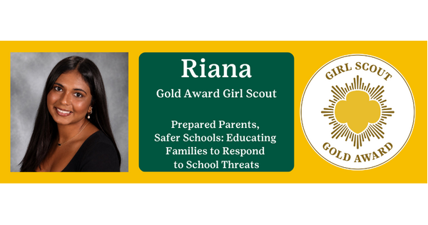 Gold Award Girl Scouts Informs Parents on How to Handle a School Emergency