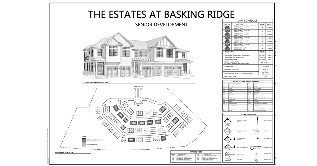 Updated Plan for 280-Unit Mountain View Development Comes Before Bernards Planning Board