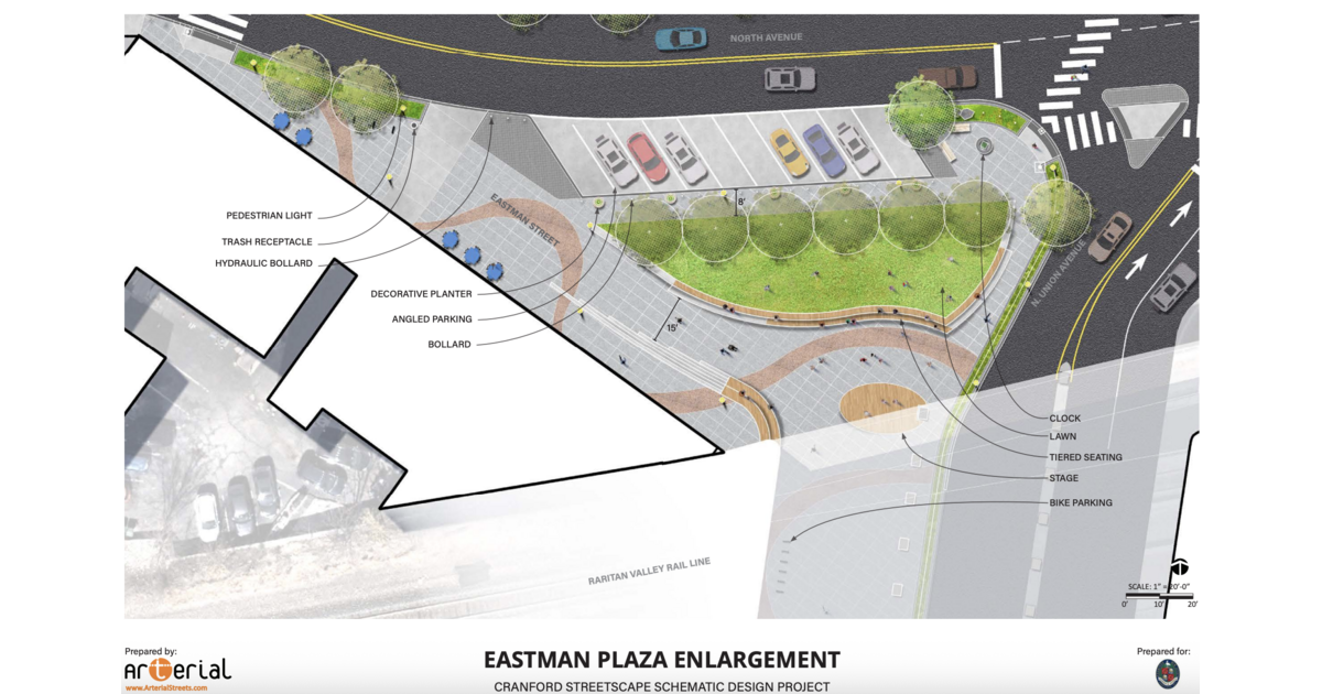 Cranford Seeks Public Questions on Downtown Streetscape as Mayor Details $5.45M in Grant Funding