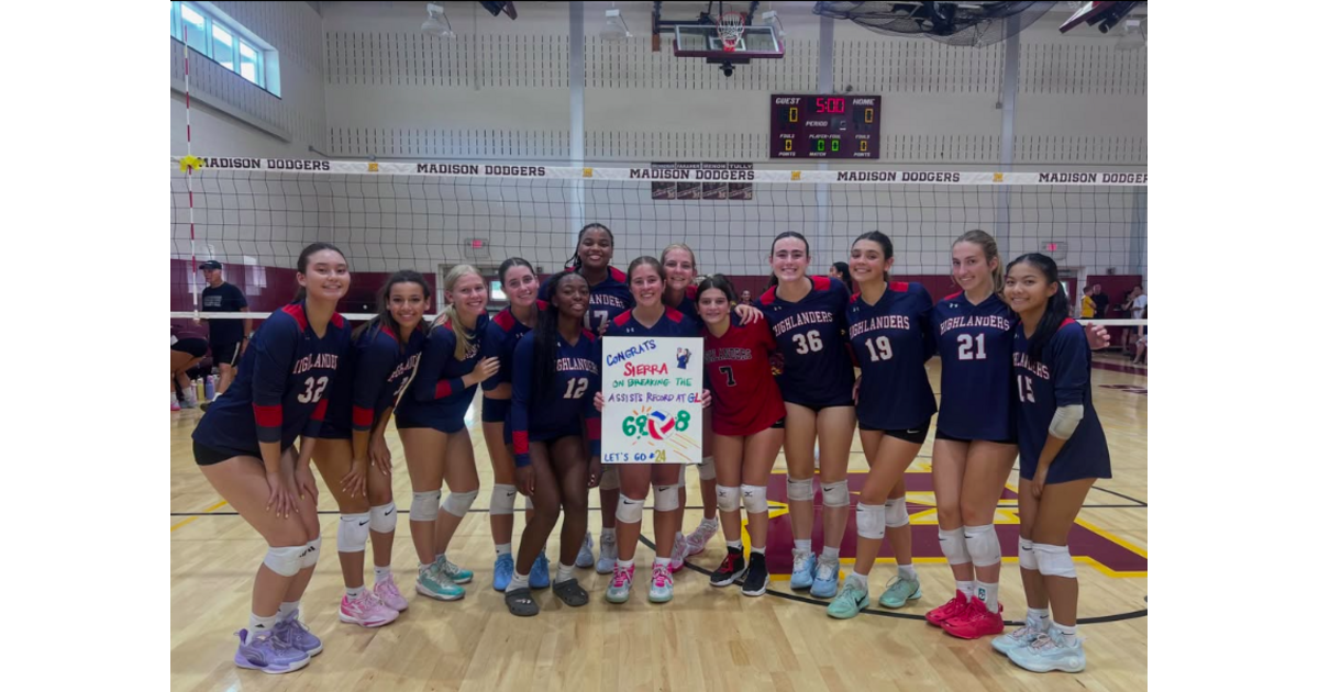 Sierra Isbirian sets a new Gov. Livingston volleyball record while leading the Highlanders with poise, positivity and determination