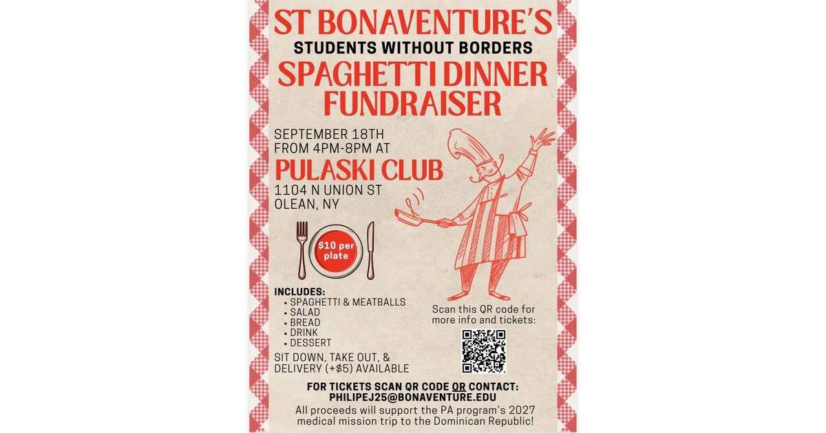 SBU Students Without Borders Spaghetti Dinner Fundraiser