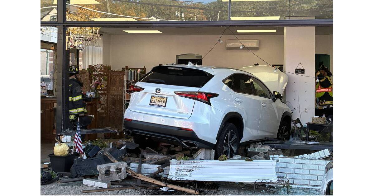 SUV Slams Straight Through Front Of Ridgewood Hair Salon