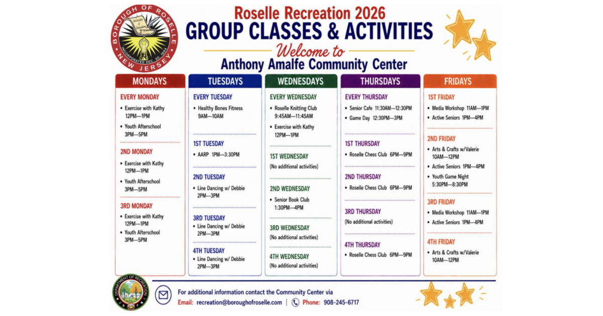 The Anthony Amalfe Center Hosts Fitness Classes and More for Roselle Seniors